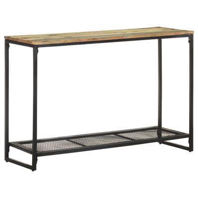 vidaXL Table console 110x35x75 cm Bois de récupération massif