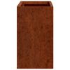 vidaXL Jardini&egrave;res murales 2 pcs Rouill&eacute; Acier corten 53x10x17 cm