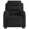 vidaXL Fauteuil inclinable de massage noir tissu