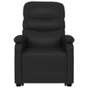 vidaXL Fauteuil de massage Noir Similicuir