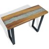 vidaXL Table console Teck 100 x 35 x 75 cm