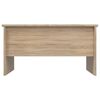 vidaXL Table basse chêne sonoma 80x50x42,5 cm bois d'ingénierie