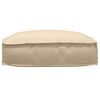 vidaXL Coussin Beige 50 x 50 x 12 cm Tissu Oxford