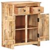 vidaXL Buffet 59x35x75 cm Bois de manguier brut