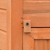 vidaXL Poulailler Bois de pin massif et sapin 126x117x125 cm