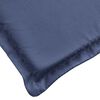 vidaXL Coussin de chaise de terrasse bleu marine tissu oxford