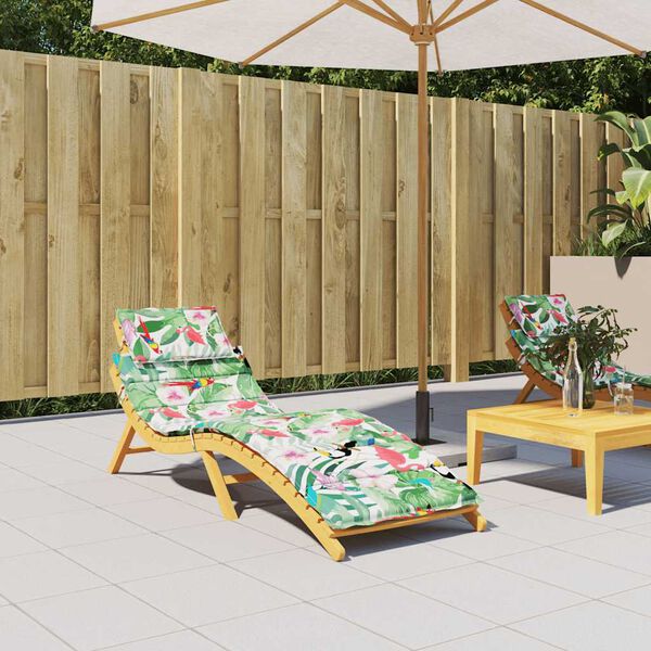 vidaXL Coussin de chaise longue multicolore tissu oxford