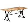 vidaXL Table &agrave; manger 180x90x76 cm Bois de manguier massif