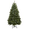 vidaXL Sapin de Noël artificiel à charnières avec support vert 180 cm