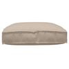 vidaXL Coussin Taupe 80 x 80 x 12 cm Tissu Oxford