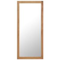 vidaXL Miroir 50x140 cm Bois de chêne massif