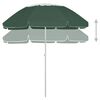 vidaXL Parasol de plage vert 300 cm