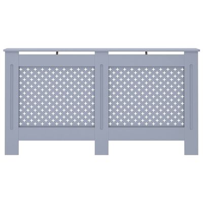 vidaXL Cache-radiateur anthracite 152x19x81,5 cm MDF