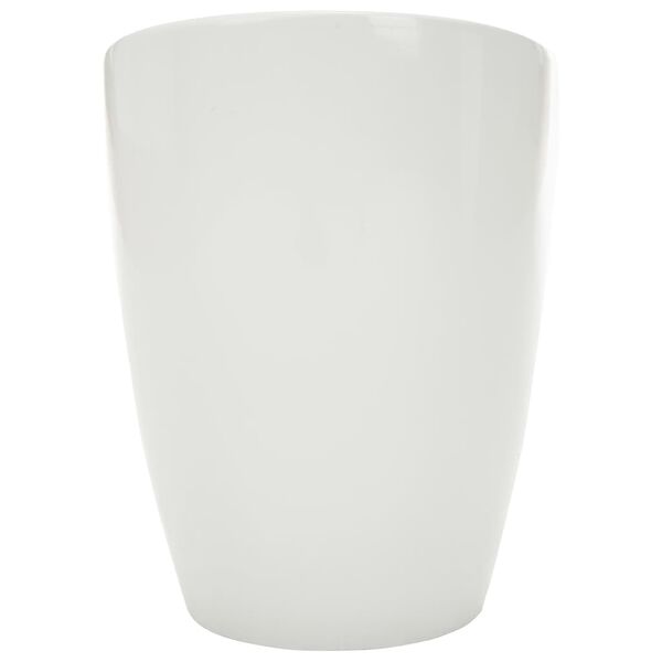 vidaXL Tabouret de rangement Blanc et rouge Similicuir