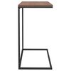 vidaXL Table d'appoint Noir 55x35x66 cm Bois d'ing&eacute;nierie