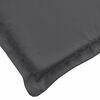 vidaXL Coussin de chaise longue anthracite mélangé 200x70x4 cm tissu