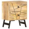 vidaXL Table de chevet 40x30x50 cm Bois de manguier massif