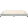 vidaXL Cadre de lit sans matelas gris clair California velours
