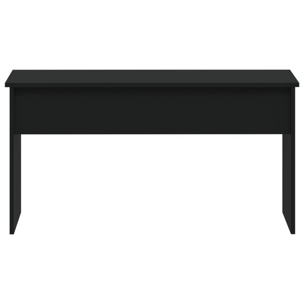 vidaXL Table basse noir 102x50,5x52,5 cm bois d'ing&eacute;nierie