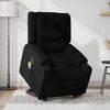 vidaXL Fauteuil inclinable de massage électrique noir tissu