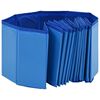 vidaXL Piscine pliable pour chiens Bleu 160x30 cm PVC