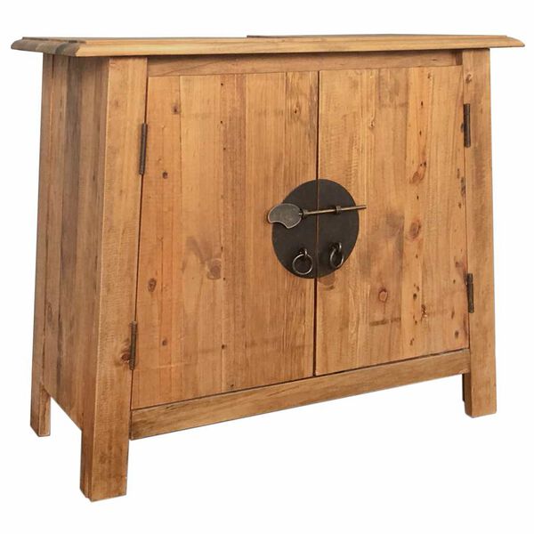 vidaXL Meuble-lavabo de salle de bains pin massif 70x32x63 cm