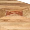 vidaXL Table &agrave; manger 140x70x76 cm Bois massif d'acacia et de manguier