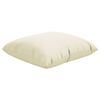 vidaXL Coussins de canapé lot de 4 crème 60x60 cm tissu