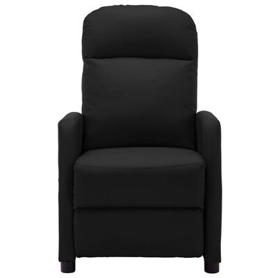 vidaXL Fauteuil inclinable électrique noir similicuir