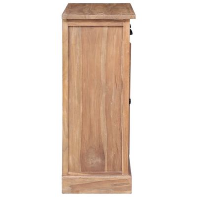 vidaXL Armoire latérale 65x30x75 cm Teck solide