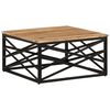 vidaXL Table basse 68x68x35 cm Bois d'acacia massif