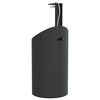 vidaXL Douche d'ext&eacute;rieur noir 100x100x241,5 cm poly rotin bois acacia