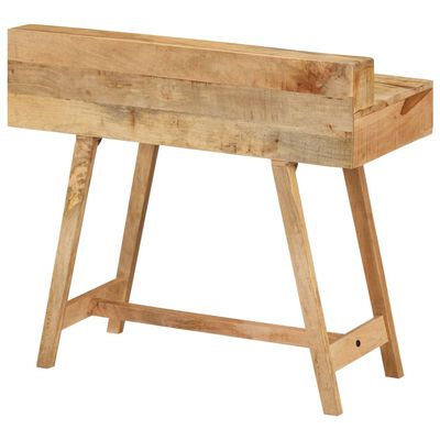 vidaXL Bureau 100x45x90 cm Bois de manguier brut solide