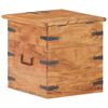 vidaXL Coffre 40x40x40 cm Bois d'acacia solide