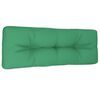vidaXL Coussin de palette vert 120x40x12 cm tissu