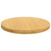 vidaXL Dessus de table &Oslash;60x4 cm bambou