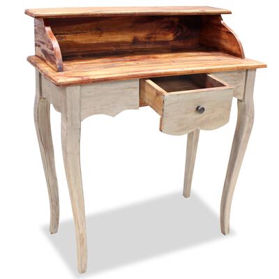 vidaXL Bureau Bois de récupération massif 80x40x92 cm