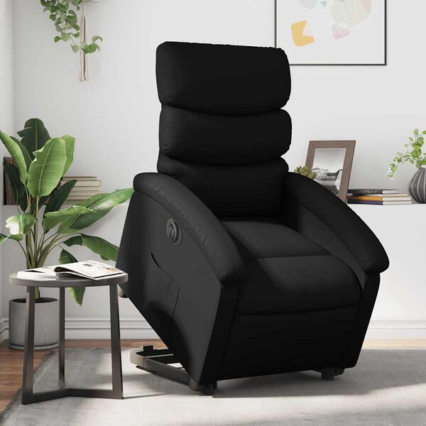 vidaXL Fauteuil inclinable électrique noir similicuir