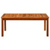 vidaXL Table basse de jardin 110x60x45 cm Bois solide d'acacia