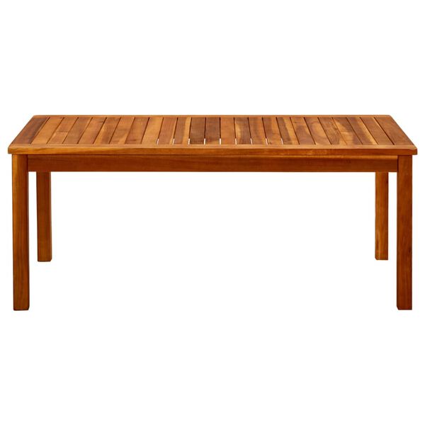 vidaXL Table basse de jardin 110x60x45 cm Bois solide d'acacia