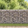 vidaXL Mur en gabion avec couvercles Acier galvanisé 100x60x100 cm
