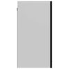 vidaXL Armoire suspendue "Lyon" Noir 60 x 31 x 60 cm Bois d'ing&eacute;nierie