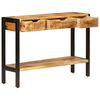 vidaXL Buffet avec 3 tiroirs 110x35x75 cm Bois de manguier massif
