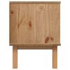 vidaXL Meuble TV OTTA Marron et blanc 113,5x43x57cm Bois de pin massif