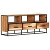 vidaXL Meuble TV 110x30x45 cm Bois d'acacia massif