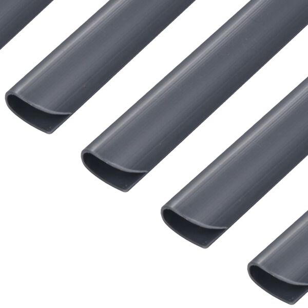 vidaXL Attaches de bande de clôture 100 pcs PVC Anthracite