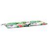 vidaXL Coussins de banc de jardin lot de 2 multicolore 120x50x7 cm