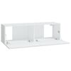 vidaXL Meubles TV muraux 4 pcs blanc 100x30x30 cm