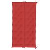 vidaXL Coussin de banc de jardin rouge 200x(50+50)x7 cm tissu oxford