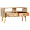 vidaXL Meuble TV 90x30x50 cm Bois de manguier solide